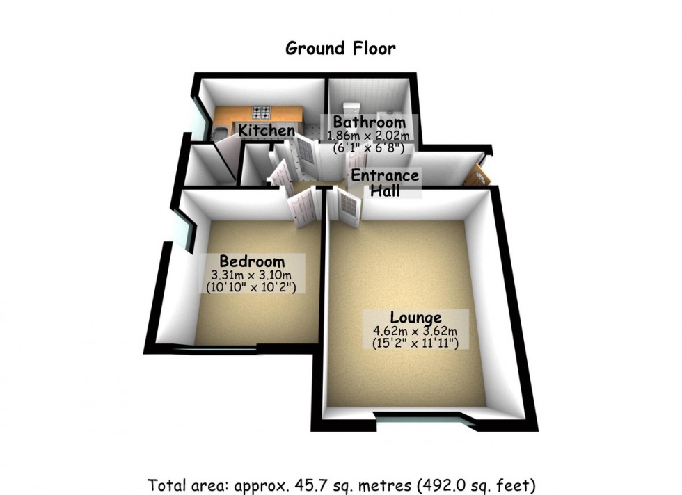 Floorplan for Investment Near Walsgrave Uni Hospital