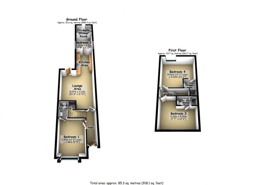 Floorplan for HMO Investment House