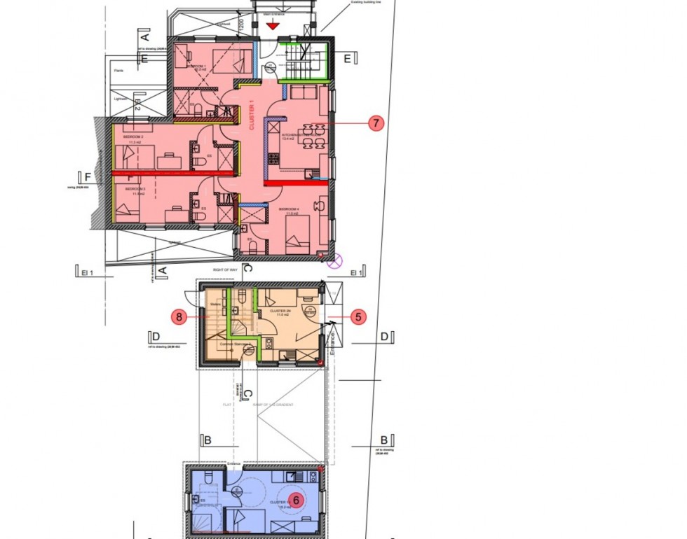 Floorplan for 4 Bedroom Apartment to Book for Sept 2023