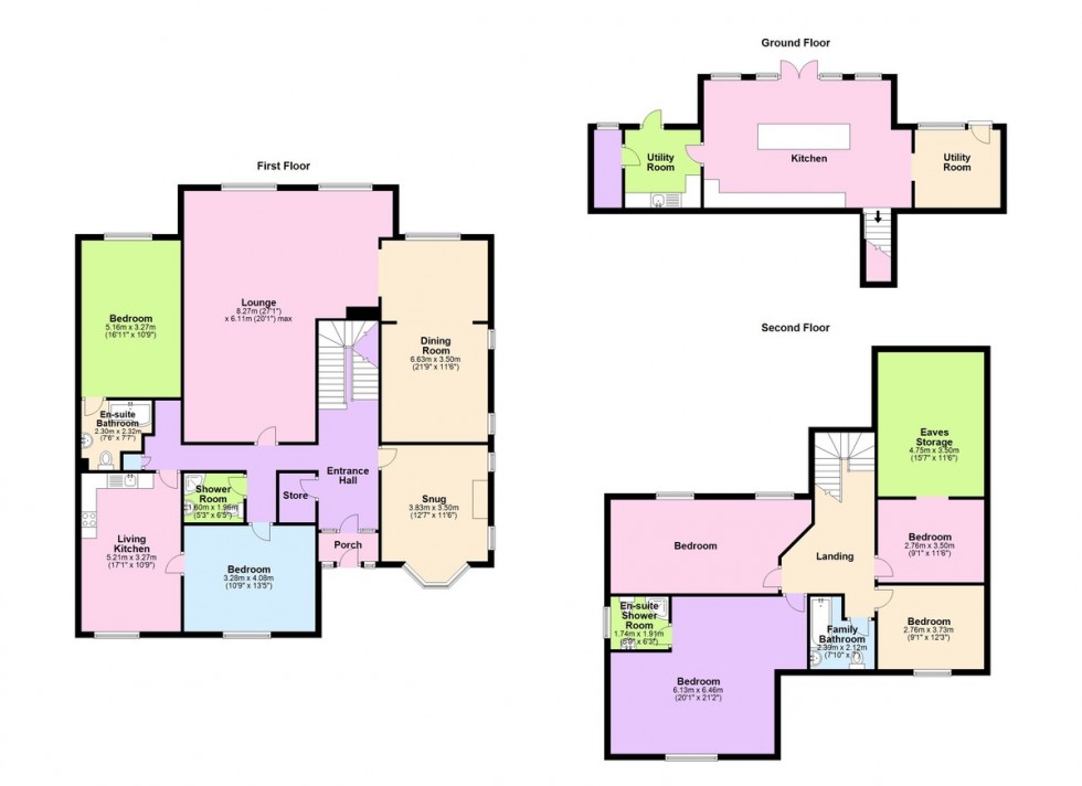 Floorplan for In need of modernisation -Kenilworth