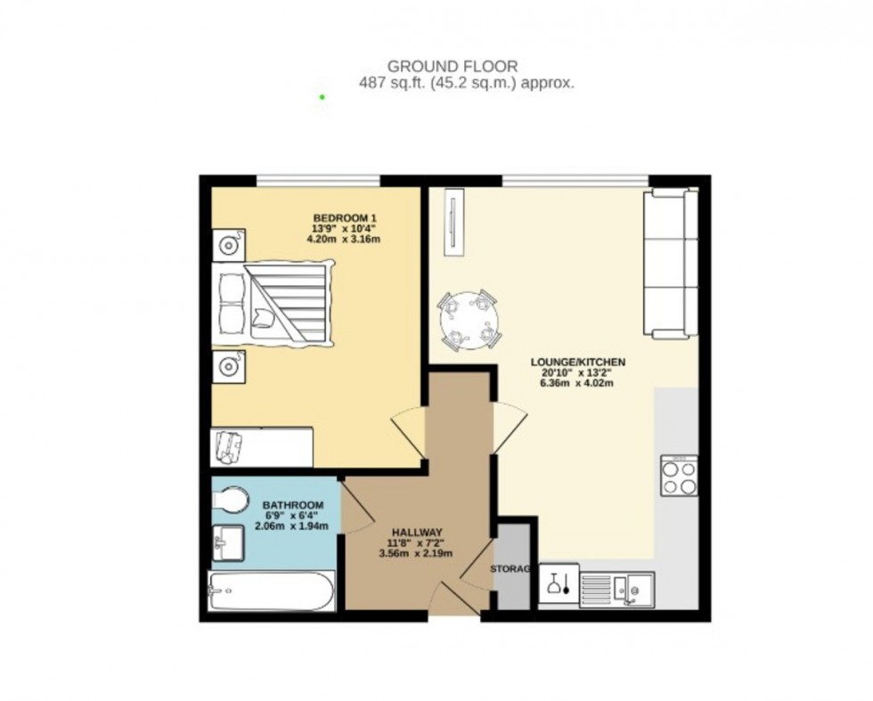 Floorplan for Meer Stones Road, Balsall Common