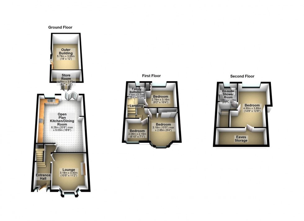 Floorplan for Ambler Grove, Coventry-No Chain
