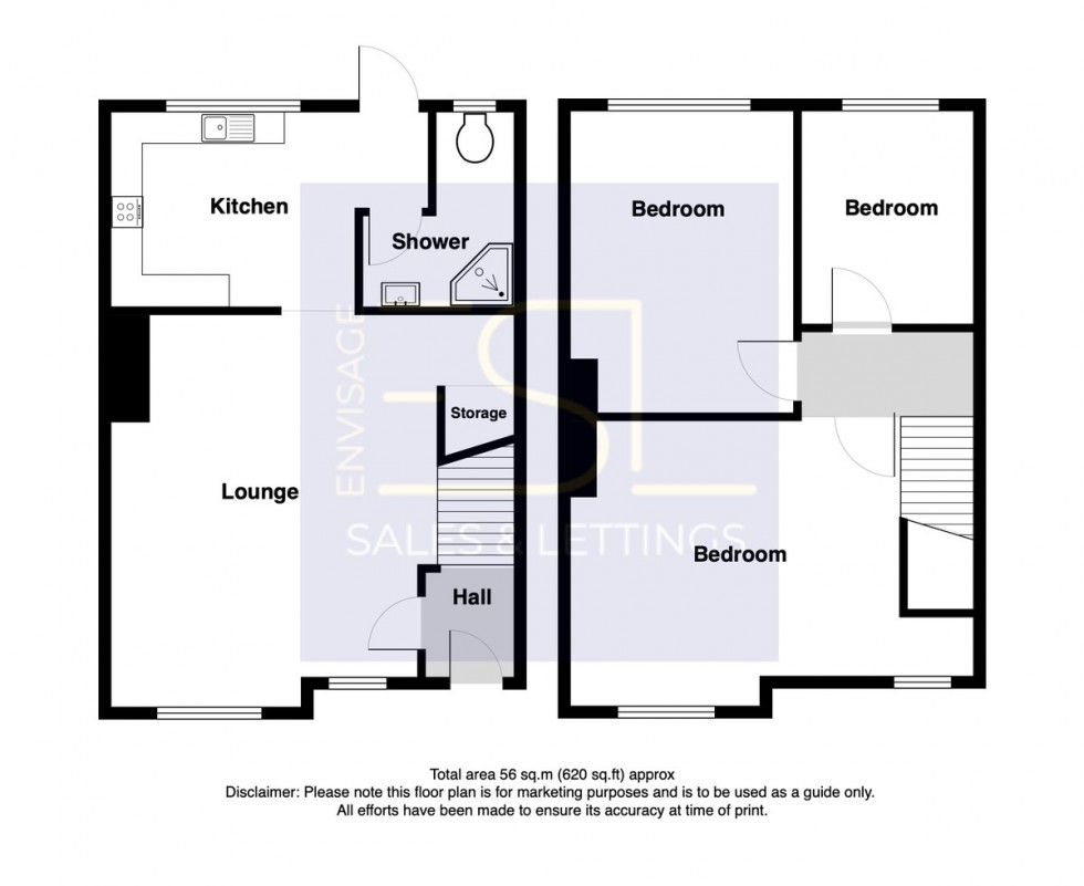 Floorplan for Charles Street, Gun Hill, Coventry
